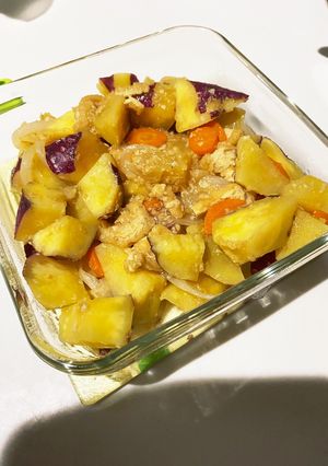 サツマイモの煮物-レシピのメイン写真