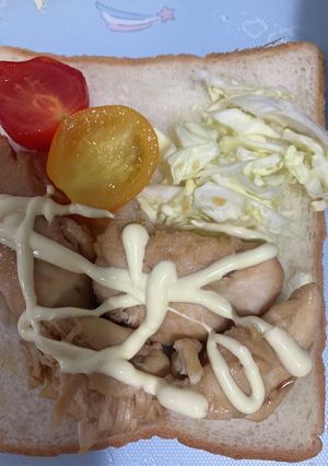 オガタ家　明日の朝食　照り焼きサンド-レシピのメイン写真