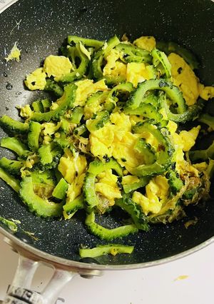 お手軽ゴーヤとたまごの炒め物-レシピのメイン写真