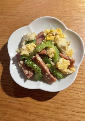 スパムと卵のゴーヤチャンプルー-レシピのメイン写真