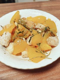 イカと鶏肉のレモンペッパー炒め-レシピのメイン写真