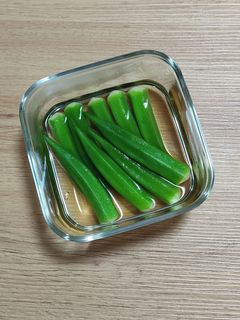 簡単♪おくらの白だし漬け-レシピのメイン写真
