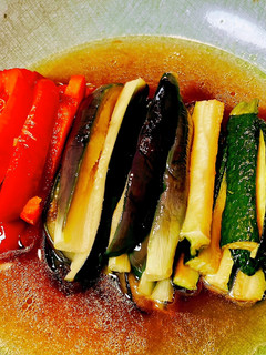 夏野菜　揚げ浸し-レシピのメイン写真