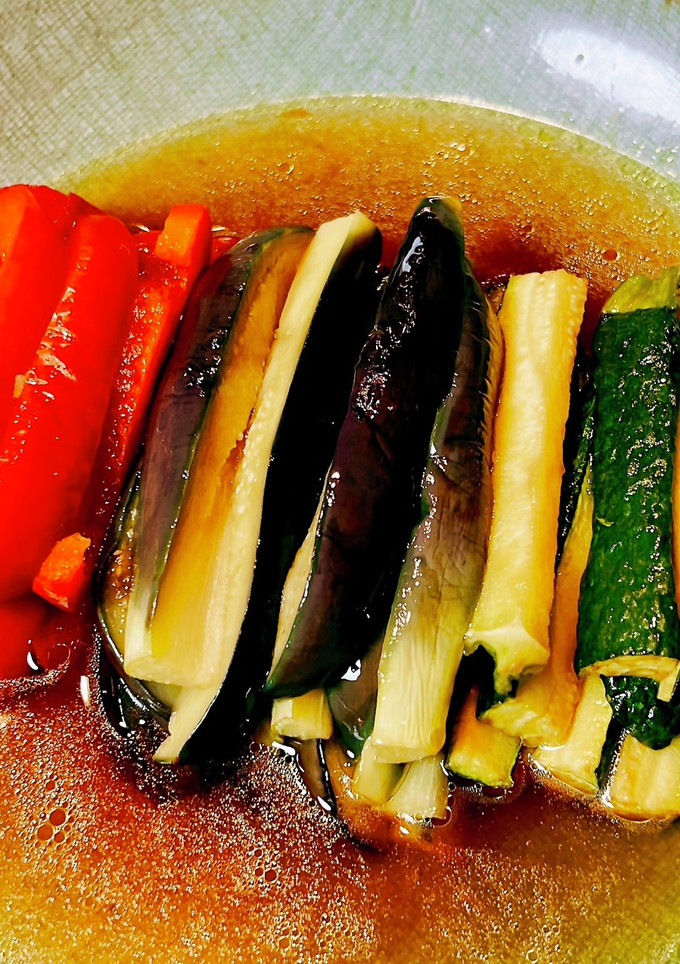 夏野菜　揚げ浸し-レシピのメイン写真