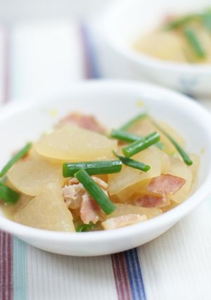 大根とベーコンの味噌バター-レシピのメイン写真