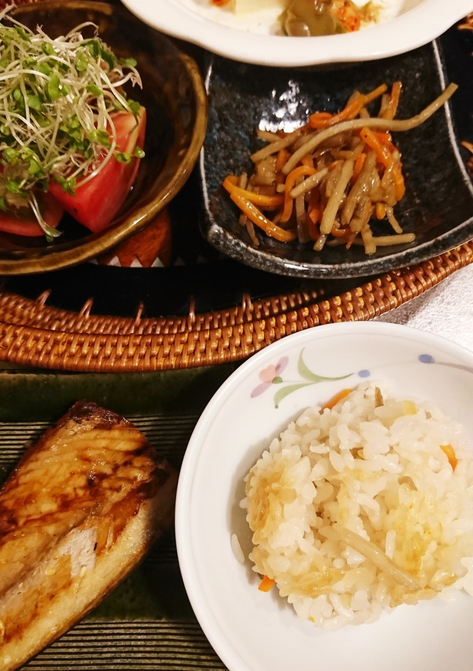 切りゴボウde簡単鶏炊き込みご飯-レシピのメイン写真