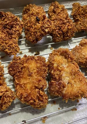 卵アレルギーの子でも食べられるとんかつ-レシピのメイン写真