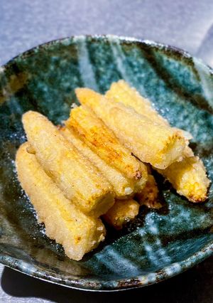ヤングコーンのスパイシーフリッター-レシピのメイン写真