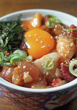 韓国風漁師丼-レシピのメイン写真