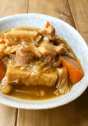 給食で大人気♪厚揚げの煮物（あんかけ風）-レシピのメイン写真