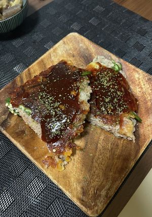 オクラバーグ-レシピのメイン写真