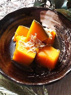 かぼちゃとじゃこの煮物-レシピのメイン写真
