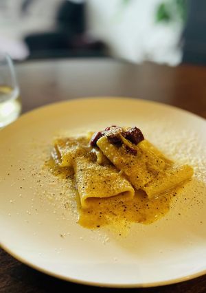 カルボナーラパッケリパスタ-レシピのメイン写真