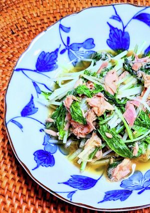 水菜とツナの煮浸し-レシピのメイン写真