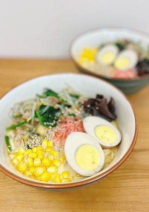 ミルクカレーラーメン【ここから栄養士】-レシピのメイン写真