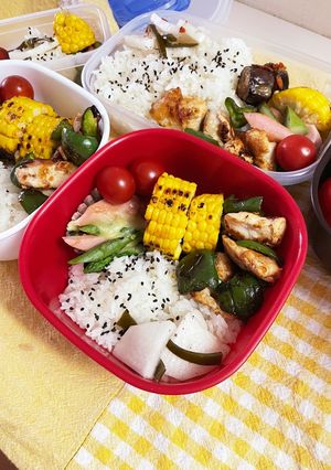 20230814お留守番お弁当-レシピのメイン写真