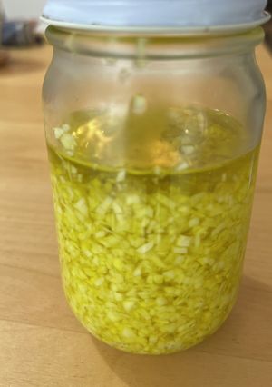 【夏の食欲増進】　にんにくオリーブオイル-レシピのメイン写真