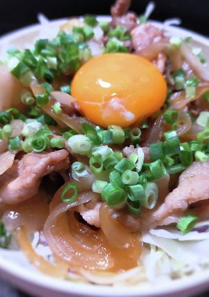 照り照りスタミナ豚丼-レシピのメイン写真