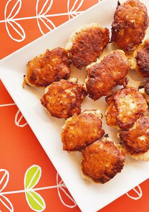 豚こま★豆腐★塩麹ナゲット(ハンバーグ)-レシピのメイン写真