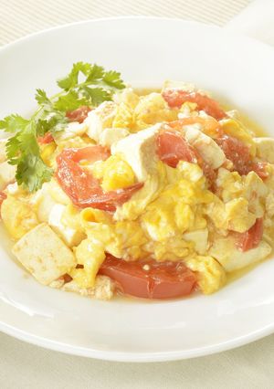 豆腐とトマトの卵中華炒め-レシピのメイン写真