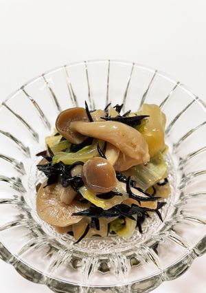 【簡単副菜】ひじき白菜しめじ-レシピのメイン写真