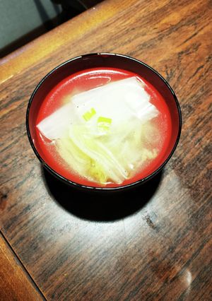 白菜とネギの冷たいシャンタンスープ-レシピのメイン写真