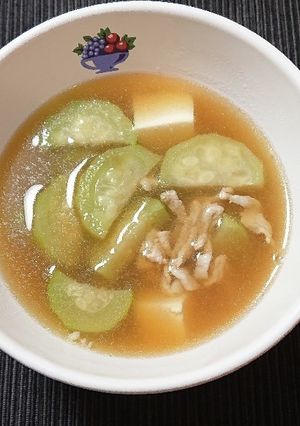 へちまのボーンブロススープ-レシピのメイン写真