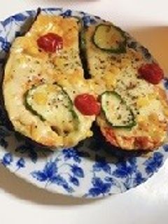 まるごとなすを使った簡単ピザ-レシピのメイン写真