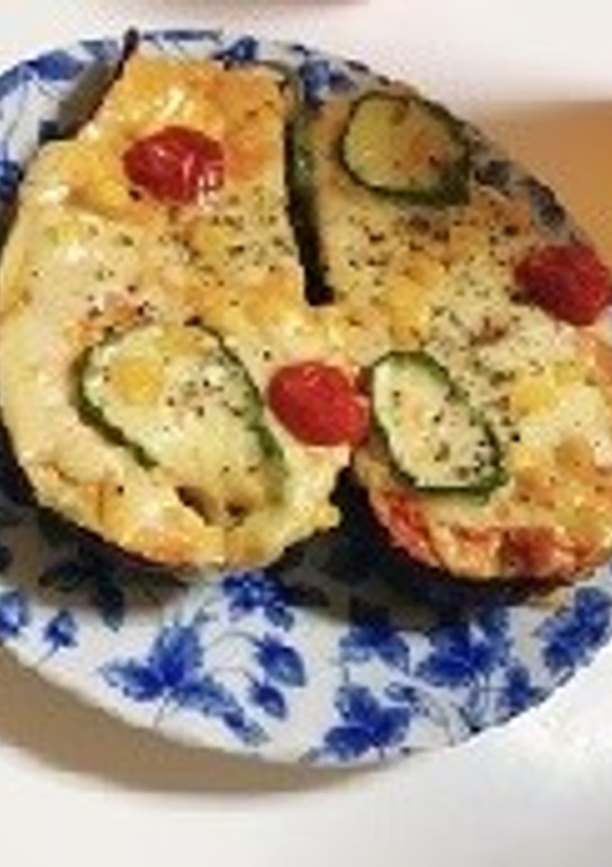 まるごとなすを使った簡単ピザ-レシピのメイン写真