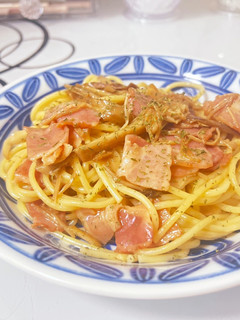 ベーコンときのこの和風パスタ-レシピのメイン写真