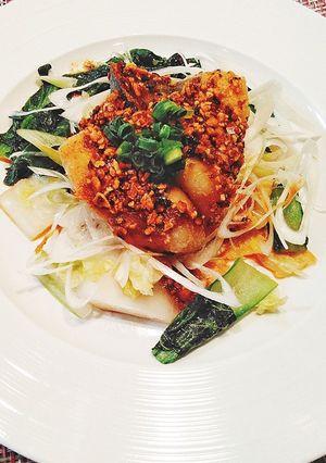 白身魚のピリ辛ソースかけ-レシピのメイン写真