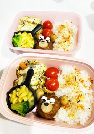 くまちゃん弁当-レシピのメイン写真