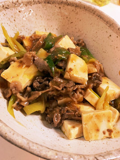 麻婆の素で☆牛肉とネギの具沢山麻婆豆腐-レシピのメイン写真