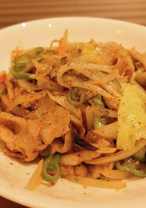 ほりにしを使ったアレンジ肉野菜炒め-レシピのメイン写真
