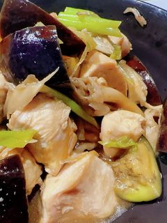 鶏肉とお茄子の甘酢炒め-レシピのメイン写真