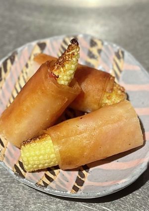 ヤングコーンとベーコン巻き-レシピのメイン写真
