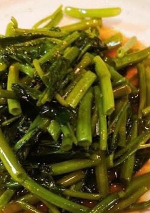 超簡単☆クックドゥでお手軽空芯菜炒め☆-レシピのメイン写真