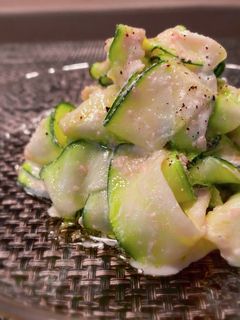 ズッキーニのたらこサワークリーム和え-レシピのメイン写真