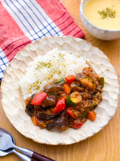 旨みたっぷり!夏野菜無水キーマカレー-レシピのメイン写真