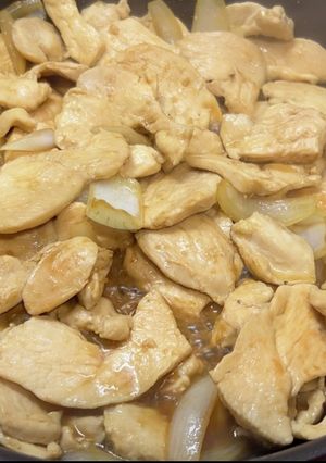 鶏胸肉の薄切り生姜焼き-レシピのメイン写真