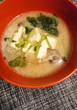 ヒラタケとお豆腐味噌汁-レシピのメイン写真
