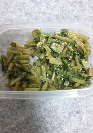 ごはんにピッタリ☆大根菜の炒め物★-レシピのメイン写真