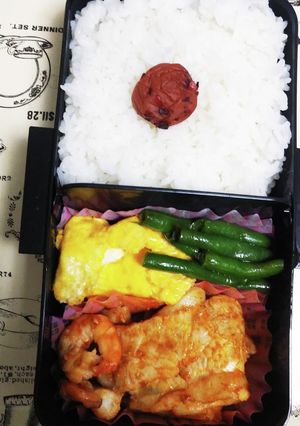 冷蔵庫にあるもので、高１男子弁当-レシピのメイン写真