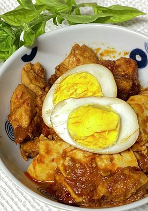インドネシア♡バリ島の鶏肉と卵の煮物-レシピのメイン写真