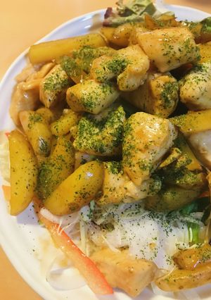 鶏肉とジャガイモのオイスターソース炒め-レシピのメイン写真