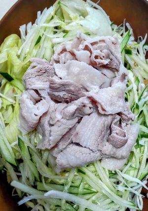 野菜たっぷり♪冷しゃぶサラダ♡-レシピのメイン写真