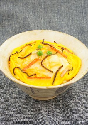 塩こんぶでズボラかに玉丼-レシピのメイン写真