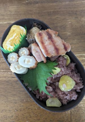 JK☆栗おこわ弁当♪-レシピのメイン写真