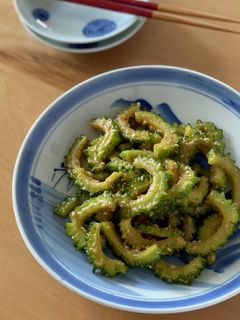 *ゴーヤのごま味噌炒め*-レシピのメイン写真