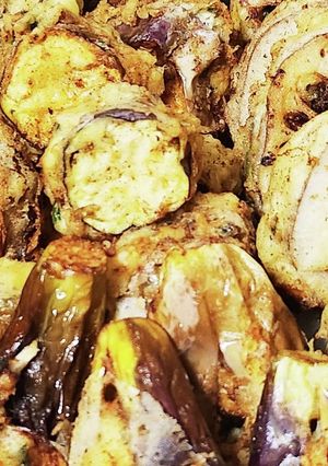 お年寄り絶賛シリーズ☆ナス挽肉挟み揚げ☆-レシピのメイン写真